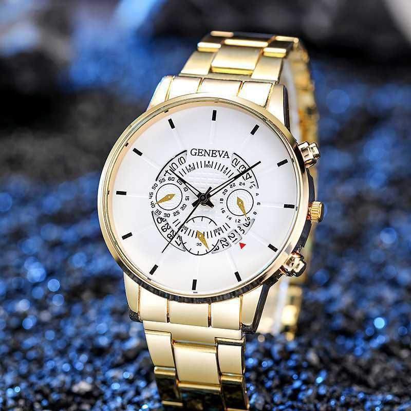 ساعت مچی عقربه‌ای مردانه جنوا مدل تک موتوره تقویم دار کد 3