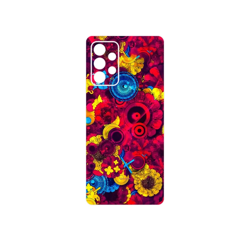 برچسب پوششی ماهوت مدل Vector Flower Garden Digital Art مناسب برای گوشی موبایل سامسونگ Galaxy A53 5G