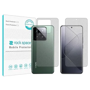 Matte Rockspace Anti Shock screen protector suitable for Xiaomi 14Pro mobile phone along with the back protector