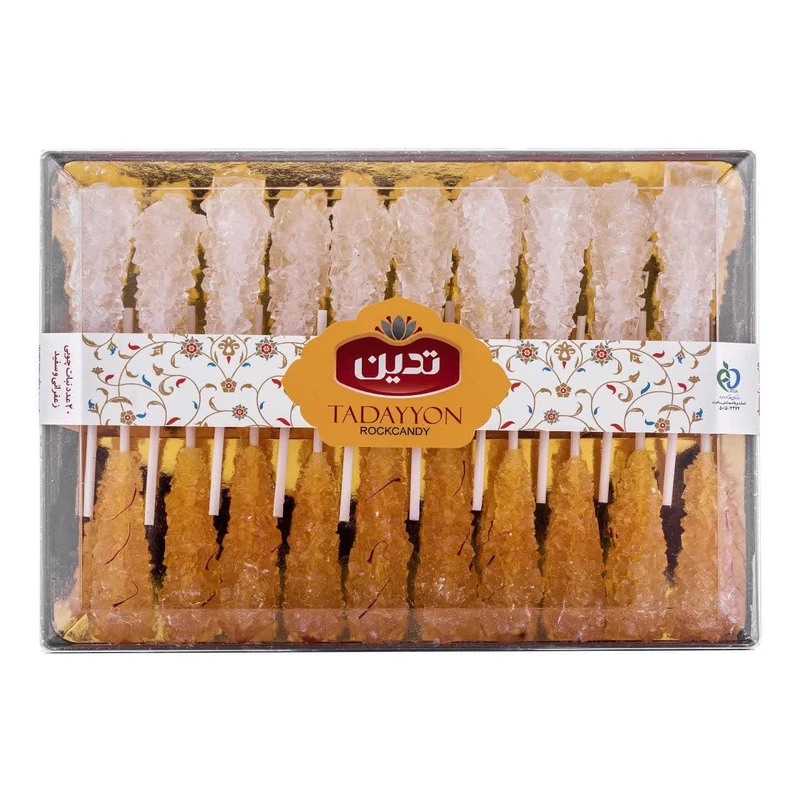 نبات کریستال و زعفرانی تدین بسته 20 عددی