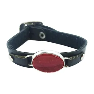 دستبند مردانه سلین کالا مدل عقیق خطی ce-As205