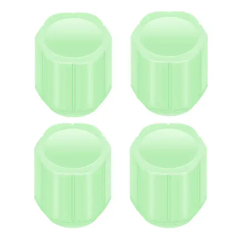 سر والف لاستیک خودرو مدل POLYGONAL-GREEN بسته 4 عددی