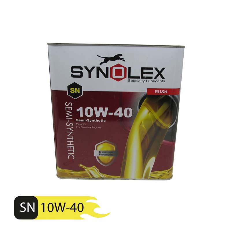 روغن موتور خودرو سینولکس مدل 10W-40 SNحجم 5 لیتر