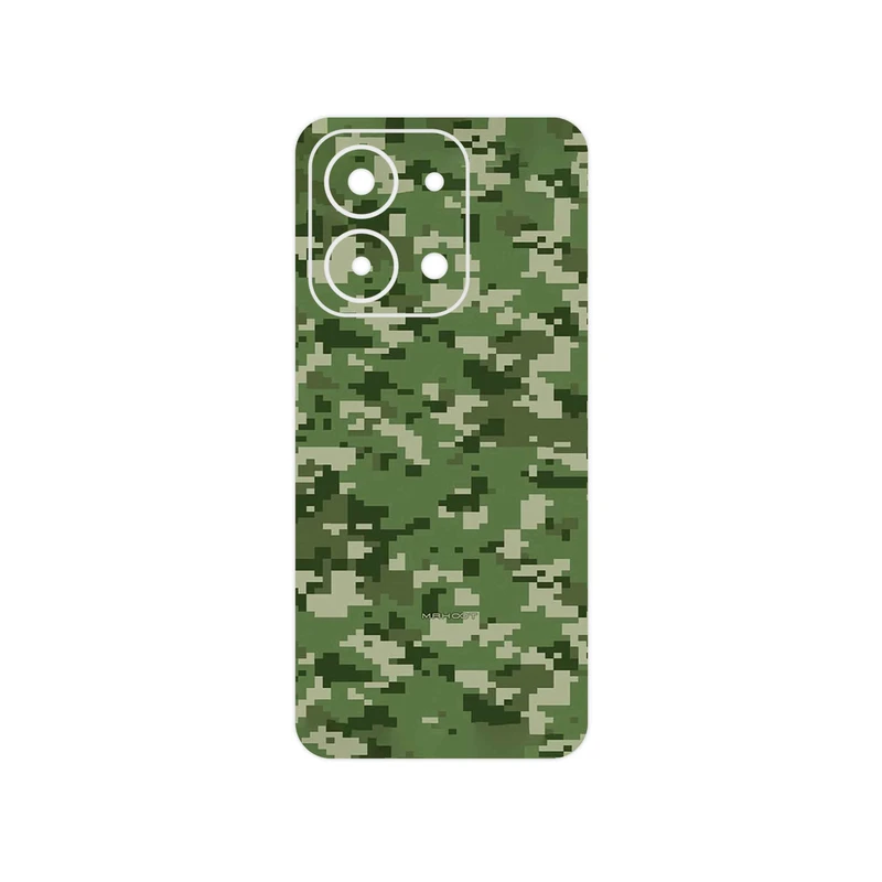 برچسب پوششی ماهوت مدل Army_Green_Pixel مناسب برای گوشی موبایل شیائومی Redmi 15C 4G