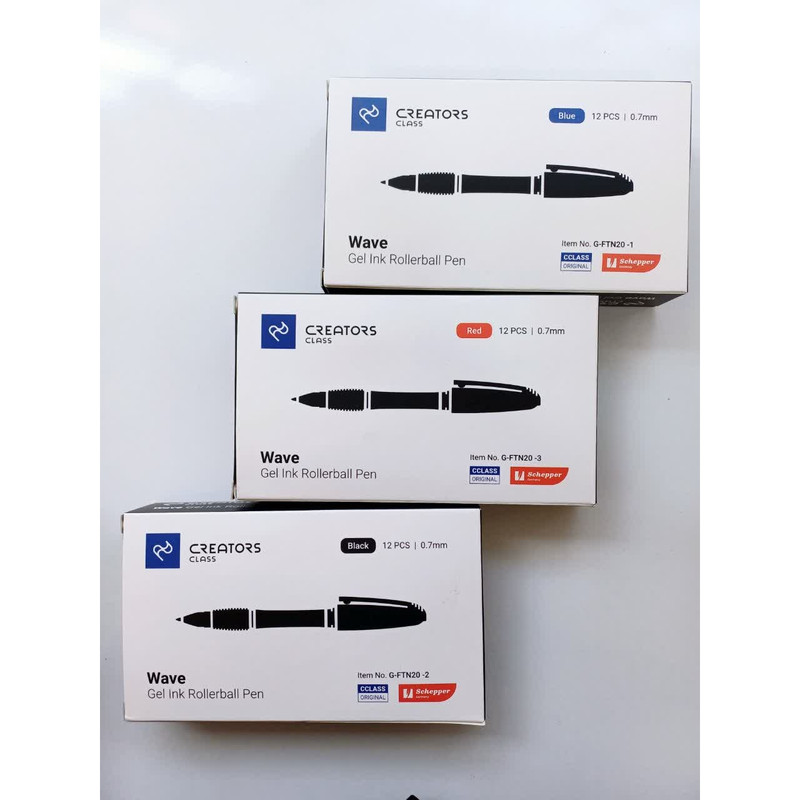 ست خودکار و روان نویس سی.کلاس مدل Wave G-FTN20 کد 0.7 بسته 3 عددی