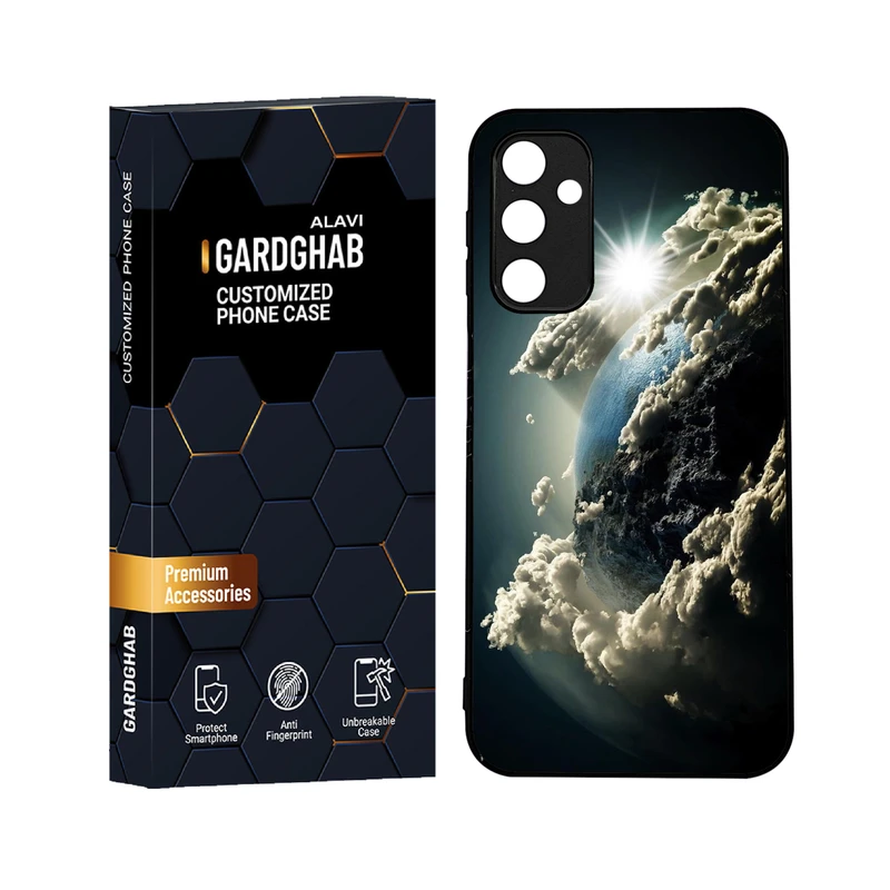 کاور گارد قاب علوی مدل دورژله ای کهکشان مناسب برای گوشی موبایل سامسونگ Galaxy A24