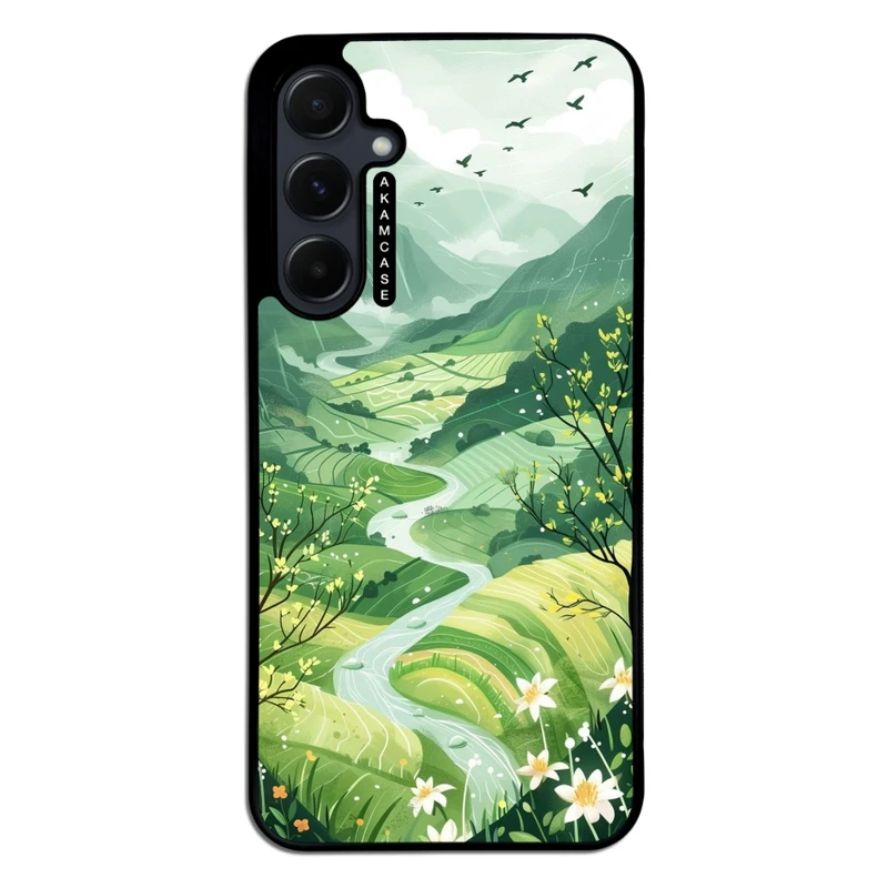 کاور آکام مدل AMC-WSGA55-NATURE-15 مناسب برای گوشی موبایل سامسونگ Galaxy A55