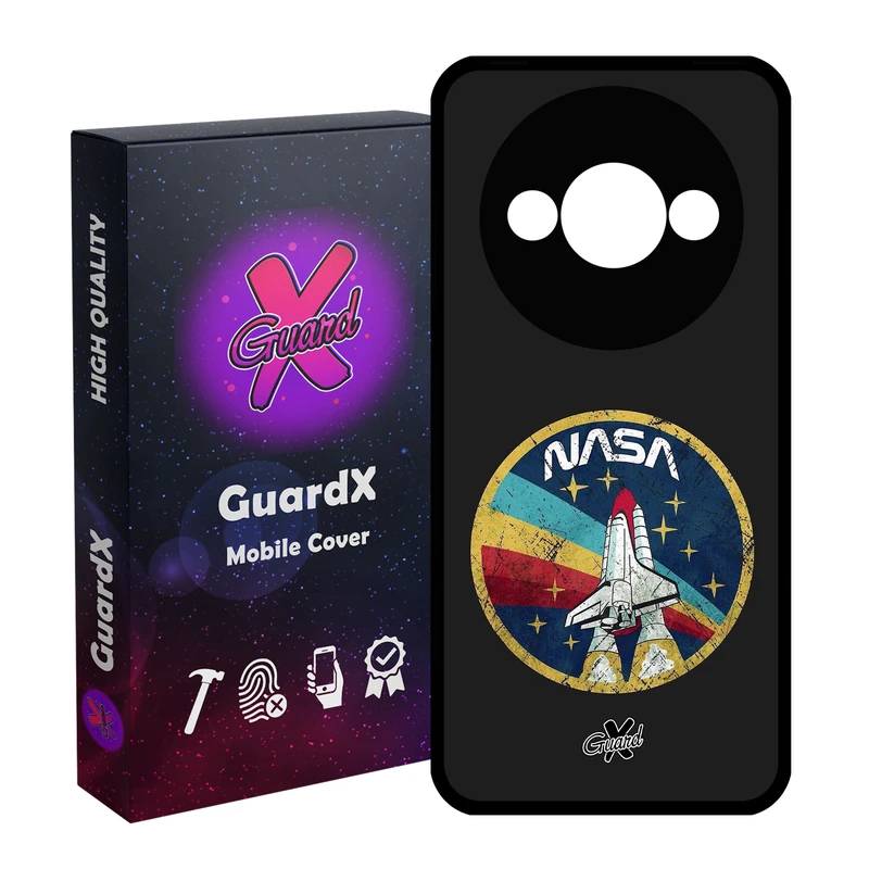 کاور گارد ایکس طرح Nasa مدل قاب Glass10087 مناسب برای گوشی موبایل شیائومی Redmi A3 4G/ A3X 4G/ Poco C61