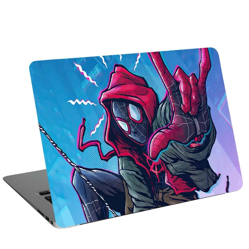 استیکر لپ تاپ طرح spider man miles کد G-1210 مناسب برای لپ تاپ 15.6 اینچ 
