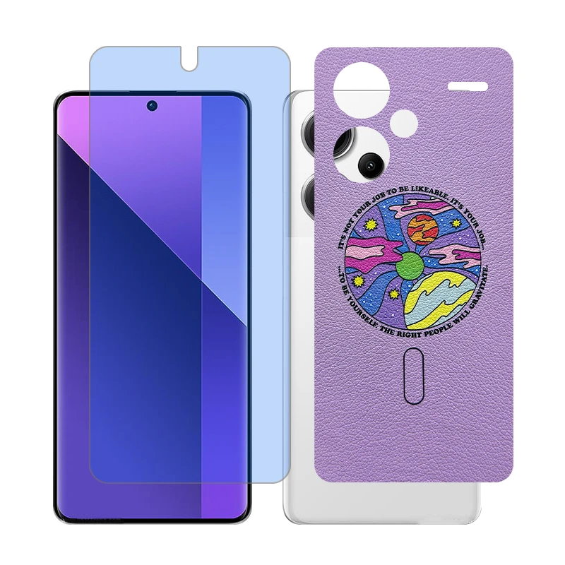 محافظ صفحه نمایش آنتی بلو گلس مدل Together مناسب برای گوشی موبایل شیائومی Redmi Note 13 Pro Plus به همراه برچسب پوششی