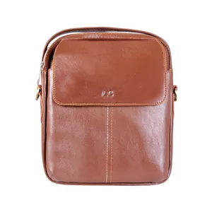 کیف رودوشی مردانه شهر چرم مدل H123