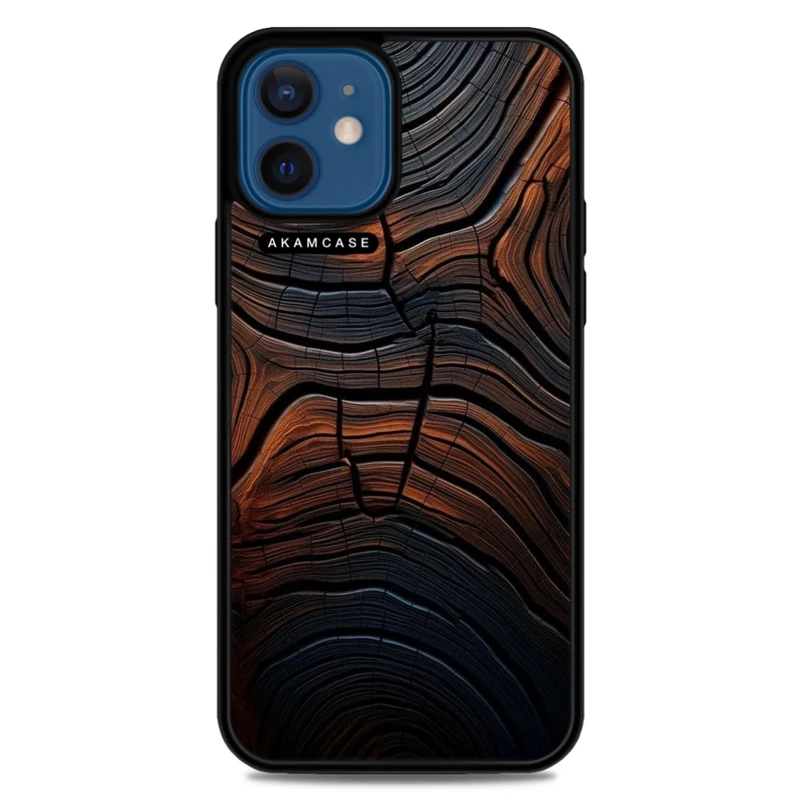 کاور آکام مدل AMC-WA12M-WOOD-17 مناسب برای گوشی موبایل اپل iPhone 12 Mini