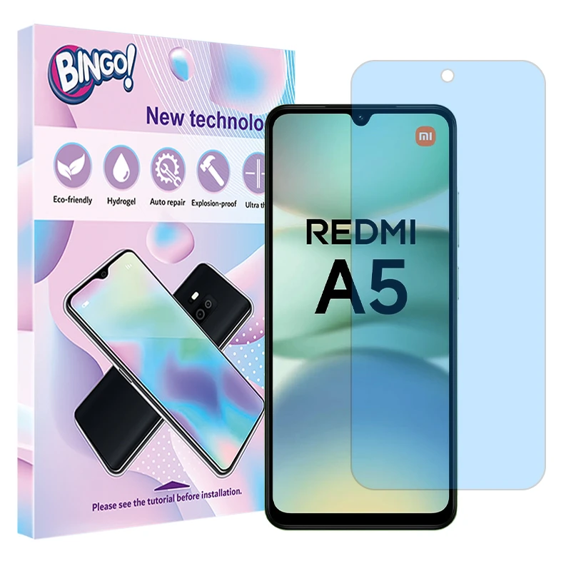 محافظ صفحه نمایش مات ضداشعه آبی بینگو مدل Tough مناسب برای گوشی موبایل شیائومی Redmi A5 4G