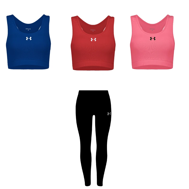 ست 4 تکه لباس ورزشی زنانه مدل 1801-1801-1801-4101