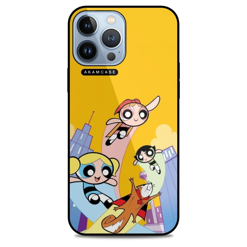 کاور آکام مدل AMCWA13Pro Max-POWER PUFF GIRLS7 مناسب برای گوشی موبایل اپل iPhone 13PRO MAX
