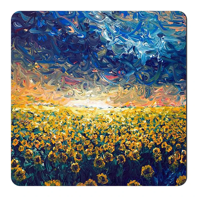 مگنت طرح نقاشی مدرن آفتابگردان ها کد wmg2365