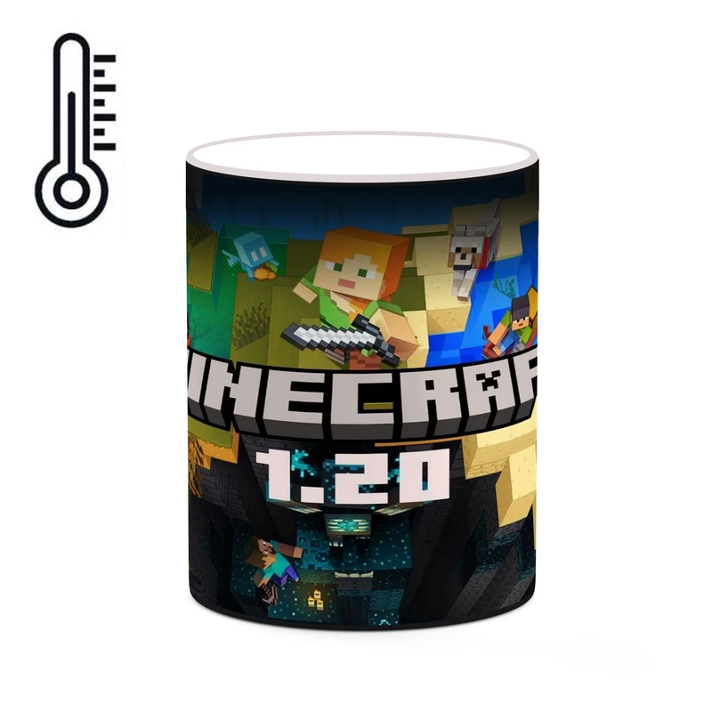ماگ حرارتی کاکتی طرح ماینکرافت minecraft مدل mgh41300