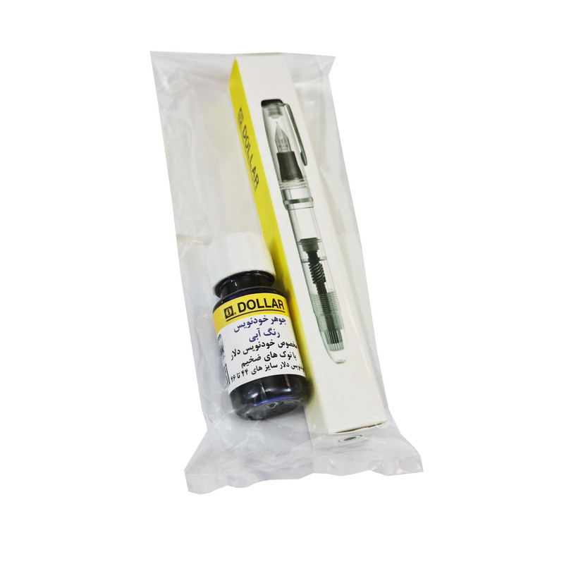 خودنویس دلار مدل 717i کد 45 به همراه جوهر خودنویس دلار مدل 717i کد 45 به همراه جوهر