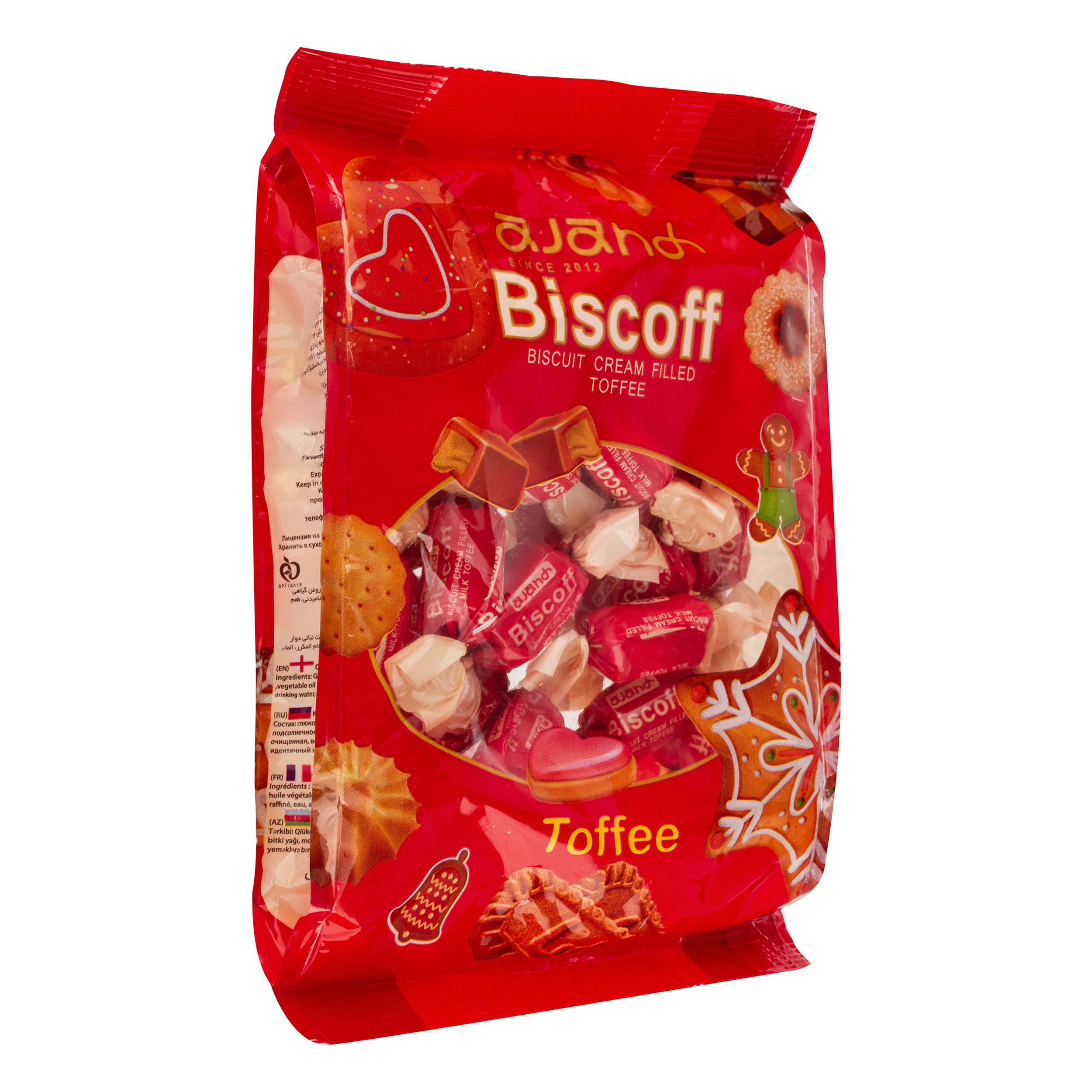 تافی مخلوط بیسکف آژند - 250 گرم