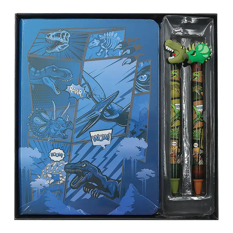 ست لوازم التحریر فندل طرح پاک ژوراسیک مدل FB9242 مجموعه 3 عددی