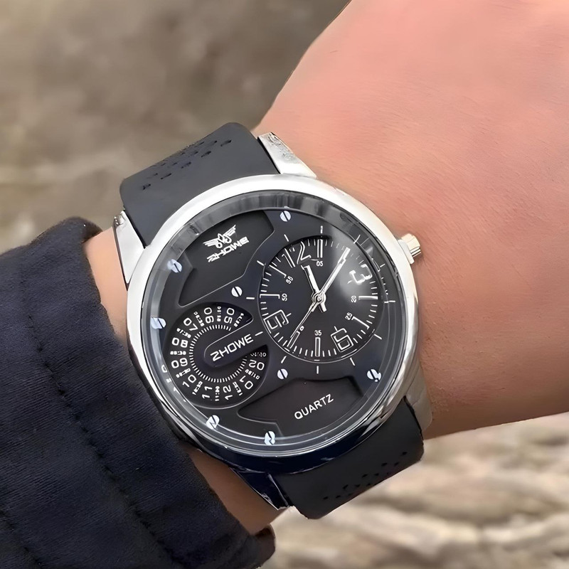 ساعت مچی عقربه‌ای مردانه مدل تک موتور09