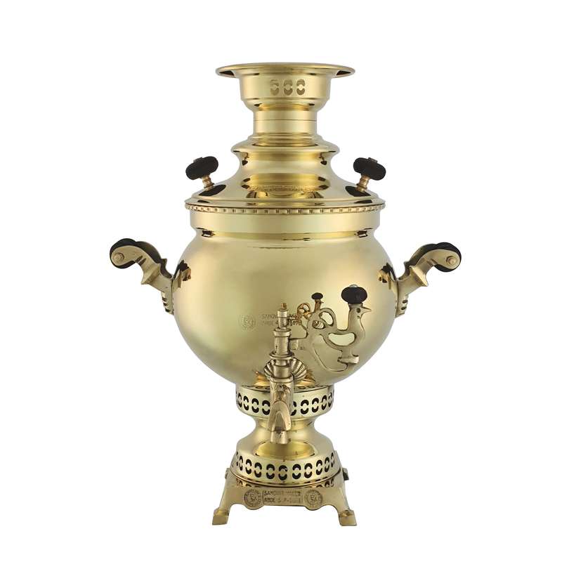 سماور زغالی عبدی مدل کلاسیک گنجایش 5 لیتر