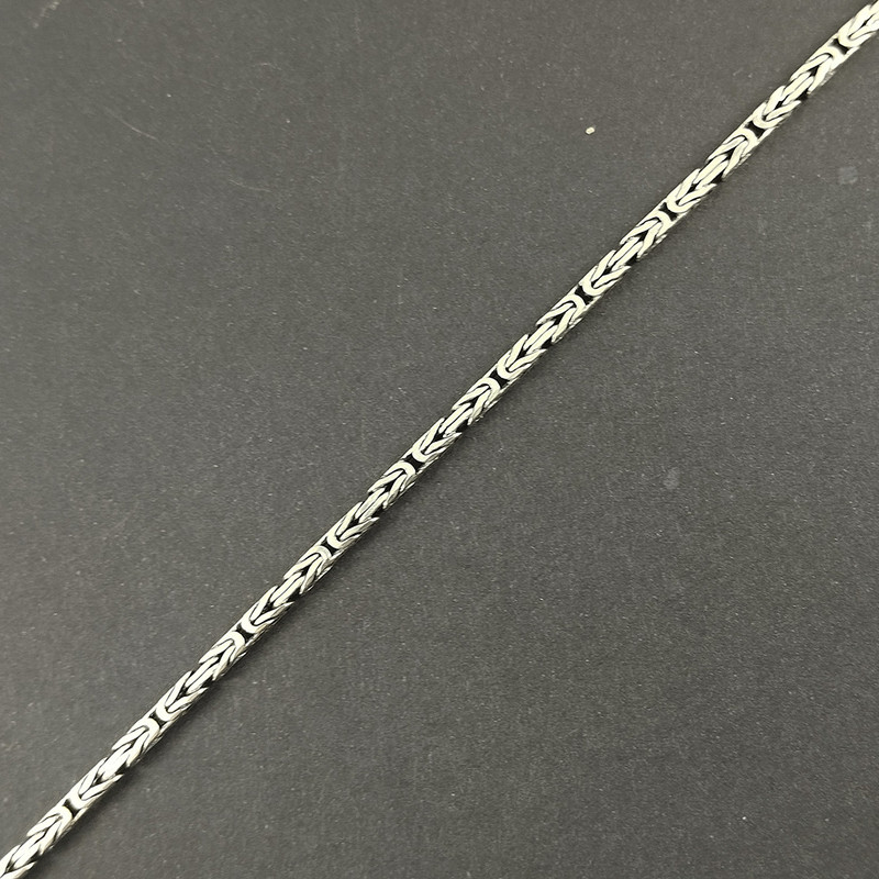 زنجیر نقره مردانه سلین کالا مدل فیگارو کد 15