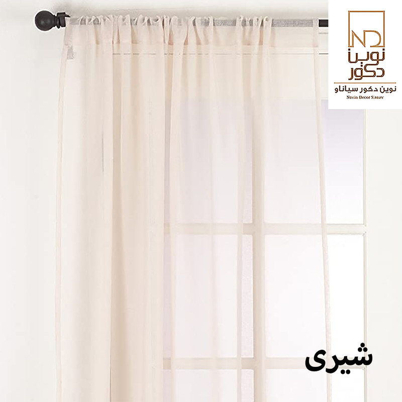 پرده نوین دکور سیاناو مدل ND3500 سایز 180 × 140 سانتی متر