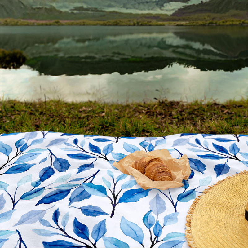 شال مبل مدل گل رونده کد F2SH1068 سایز 100x180 سانتی متر