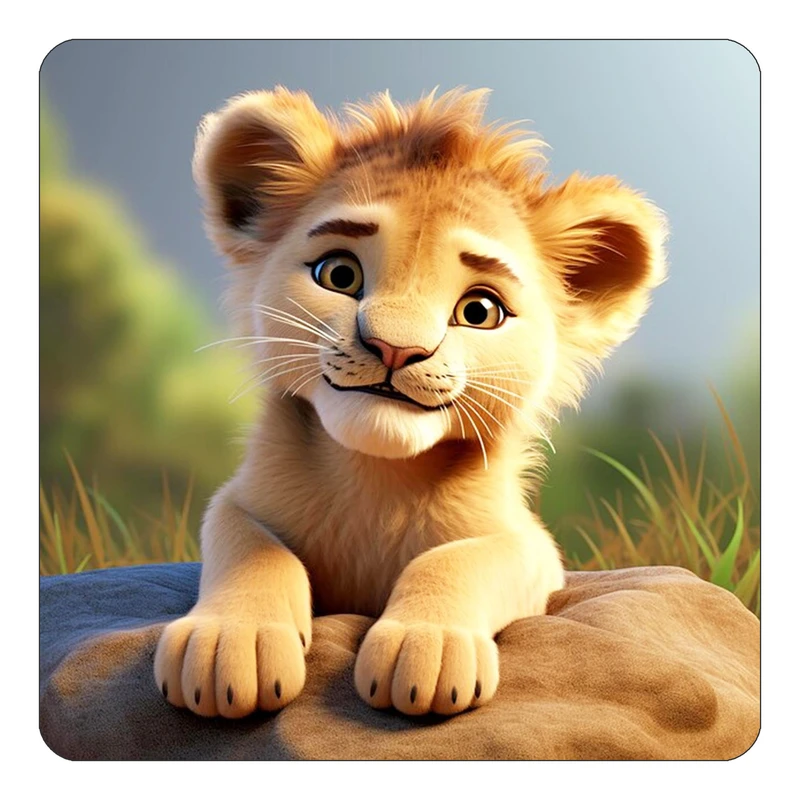 مگنت کاکتی طرح حیوانات کارتونی مدل mp27316