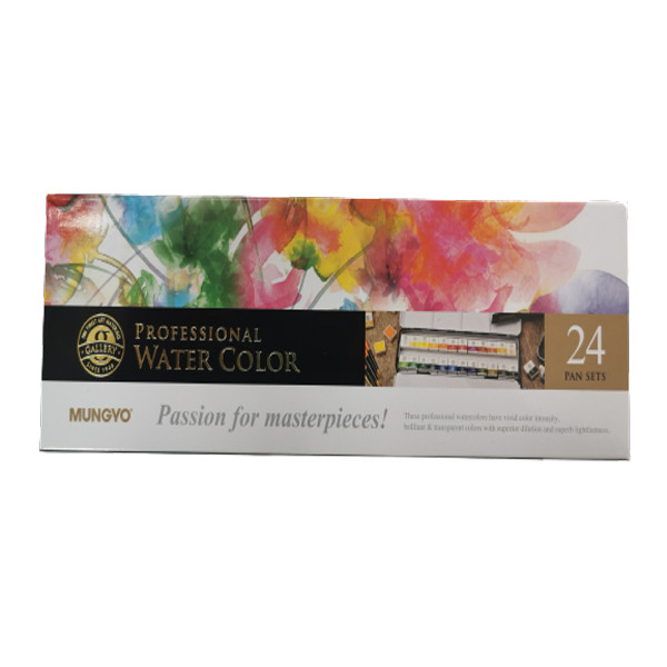 آبرنگ 12 رنگ مانگیو مدل professional