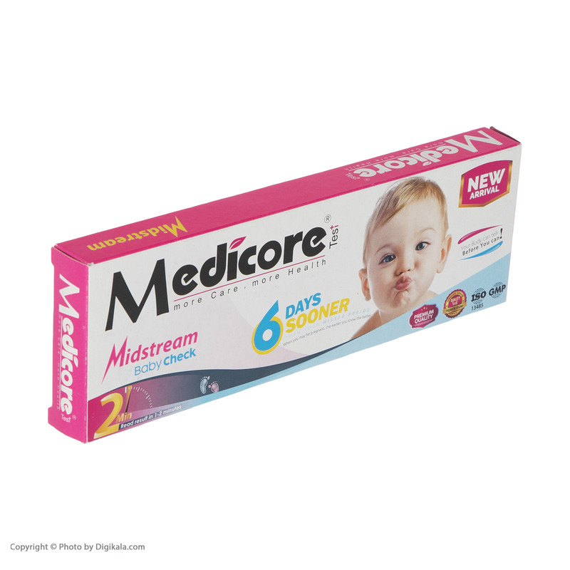 تست بارداری مدیکور مدل میداِستریم خودکاری