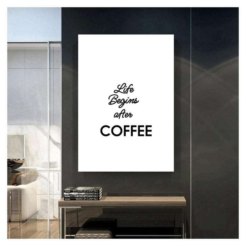 تابلو شاسی مدل  آشپزخانه و کافه طرح قهوه T13