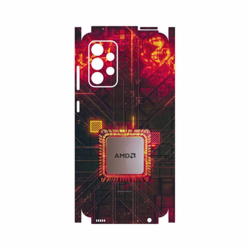 برچسب پوششی ماهوت مدل AMD-Brand-FullSkin مناسب برای گوشی موبایل سامسونگ Galaxy A72