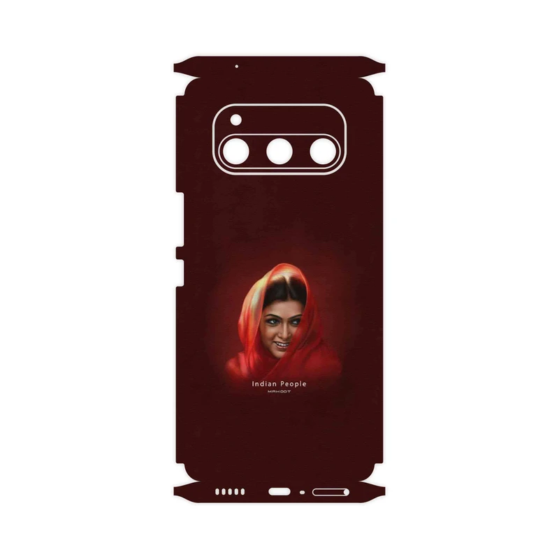 برچسب پوششی ماهوت مدل Portrait of an Indian Woman-FullSkin مناسب برای گوشی موبایل داریا Bond 5G
