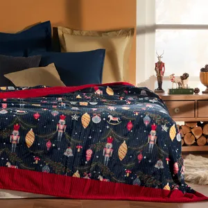 پتو مادام کوکو مدل Eldon Christmas سایز 220x200 سانتی متر