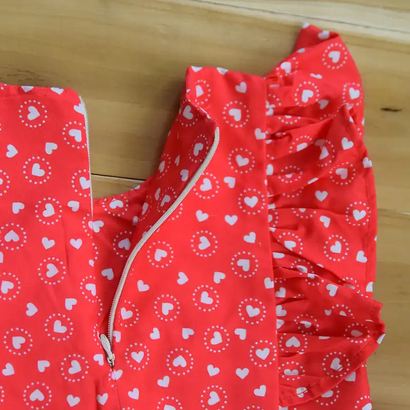 سارافون دخترانه دلنار گالری مدل قلب پرنسسی