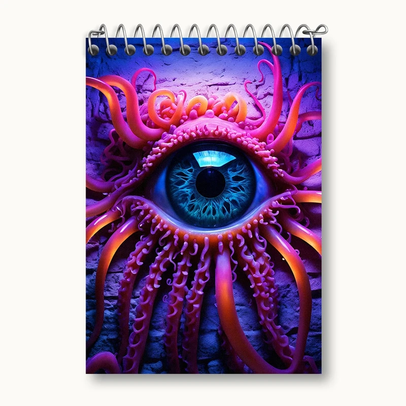 دفتر یادداشت 50 برگ خندالو مدل چشم کد N1464