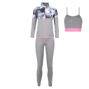 ست 3 تکه لباس ورزشی زنانه مدل 3280-031