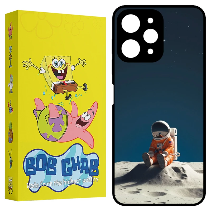 کاور باب قاب طرح فضانورد مدل BCPN12 مناسب برای گوشی موبایل شیائومی Redmi Note 12 4G