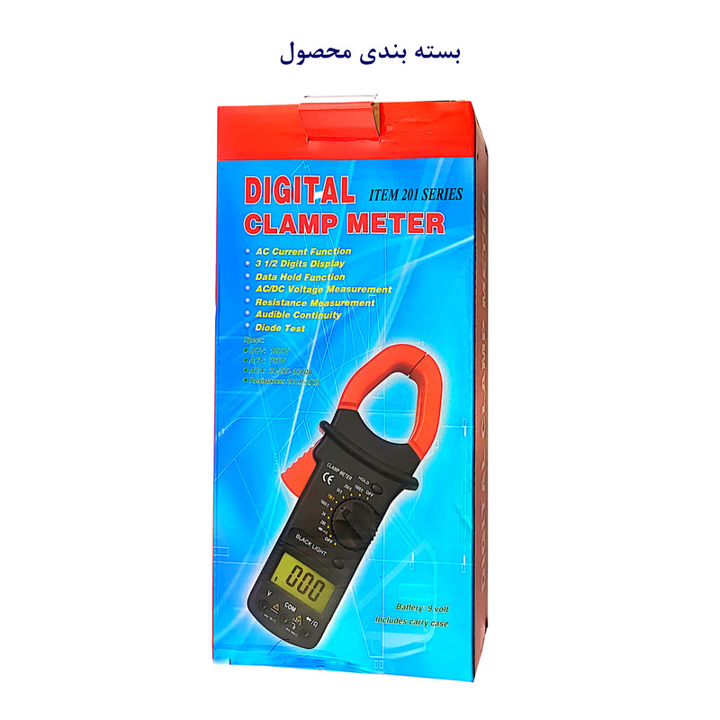 مولتی متر کلمپی دیجیتال مدل DT_201