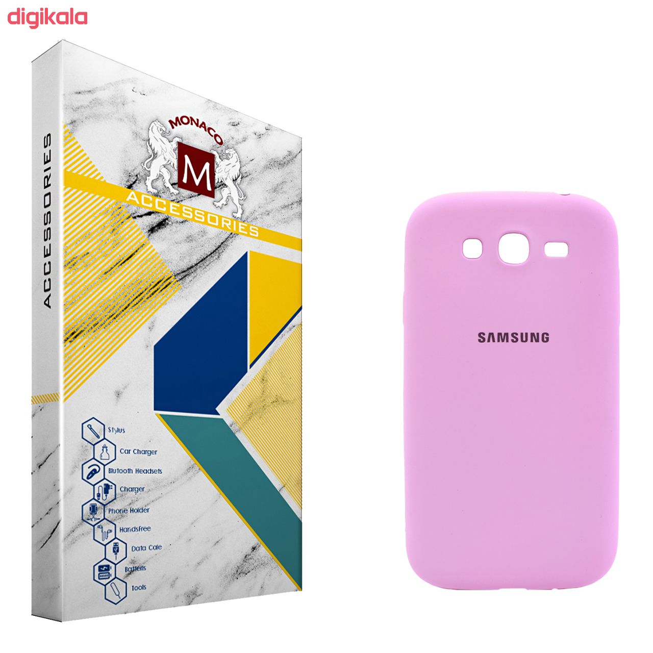 کاور موناکو مدل Si066 مناسب برای گوشی موبایل سامسونگ Galaxy Grand I 9082 به همراه محافظ صفحه نمایش