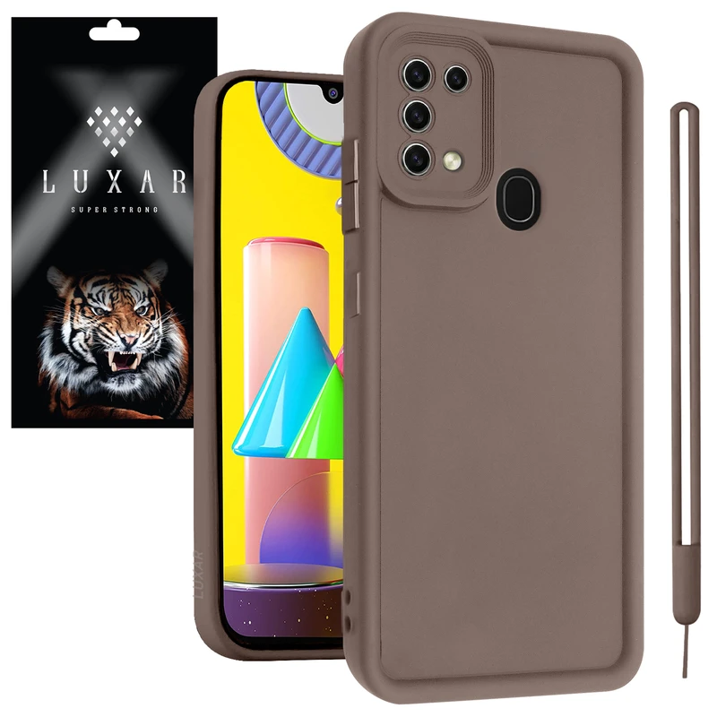 کاور لوکسار مدل m31 -Puffer band طرح بند دار مناسب برای گوشی موبایل سامسونگ Galaxy M31 / M21S / F41
