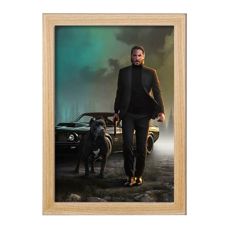 تابلو خندالو مدل جان ویک John Wick کد 28555