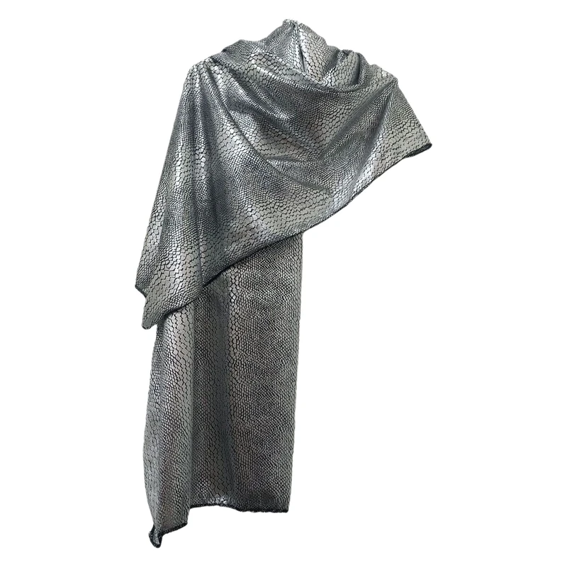 شال زنانه مدل پوست ماری