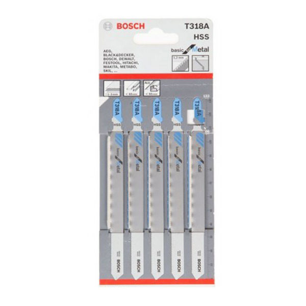 تیغ اره عمودبر فلز مدل T318A بسته 5 عددی