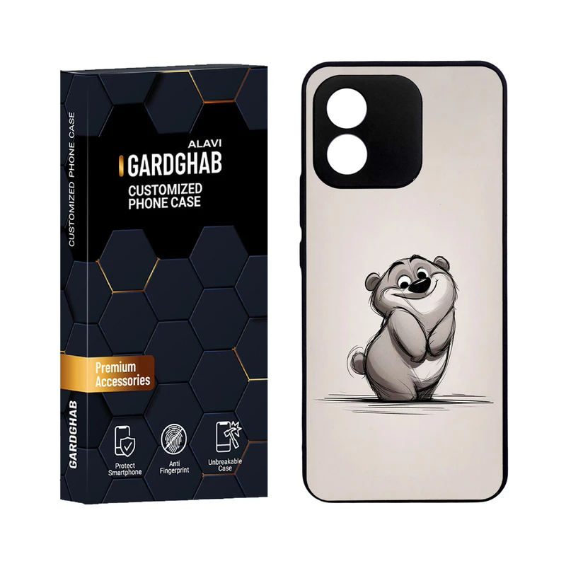 کاور گارد قاب علوی مدل دورژله کارتنی و انیمه مناسب برای گوشی موبایل آنر X5 4G 2023