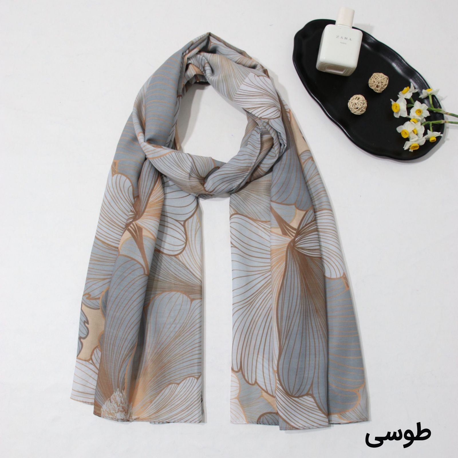 شال زنانه مدل نخی جدید بهاره طرح نایسی کد ana-3086 -  - 27