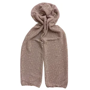 شال زنانه مدل حریر کش خال خالی کد 32