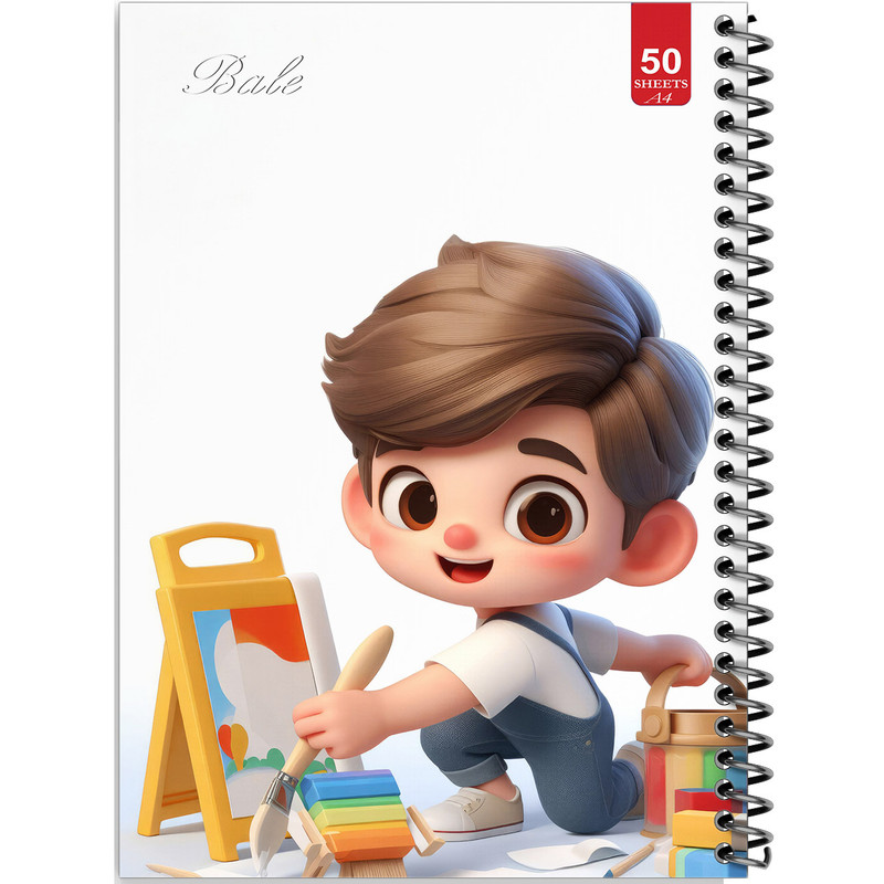 دفتر نقاشی 50 برگ انتشارات بله طرح پسرانه کد A4-L603